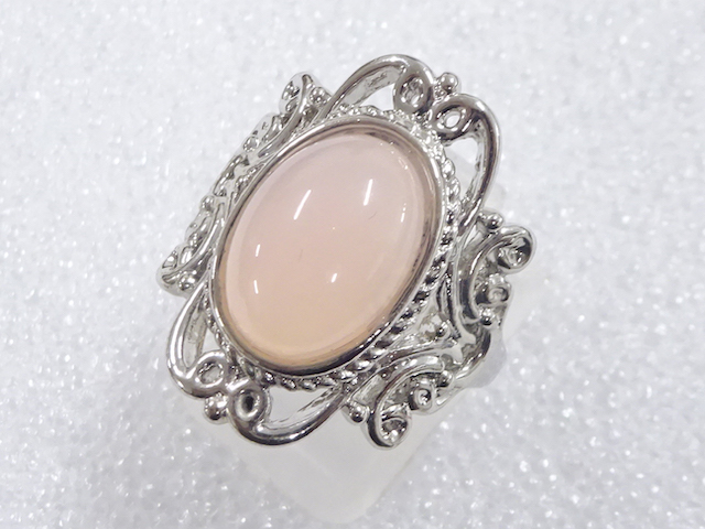 JAPANESE KIMONO / ANTIQUE COLORED STONE RING (SIZE 15.5)